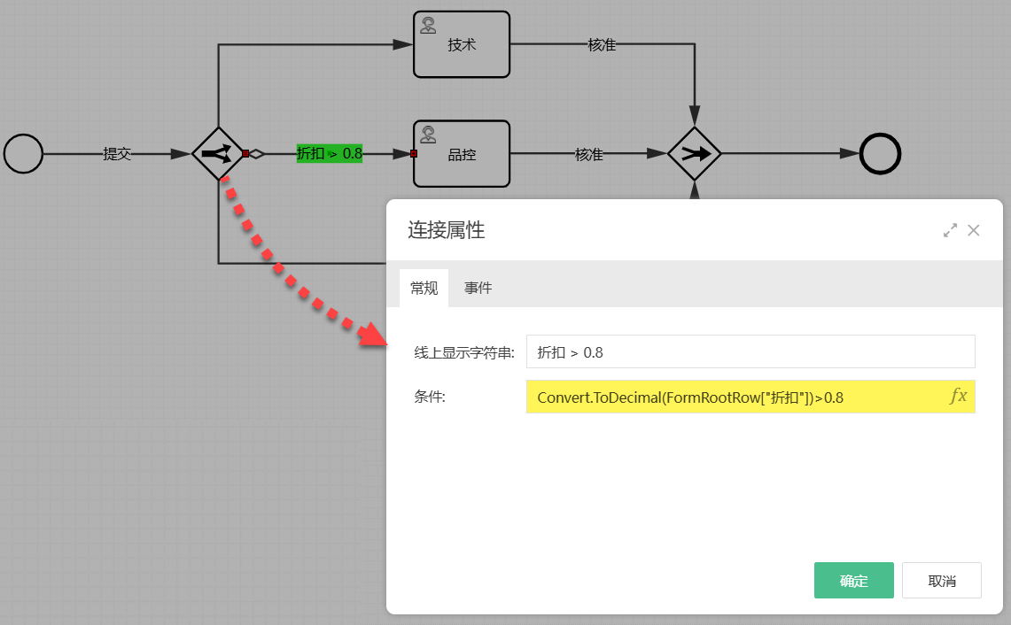 设置条件流转